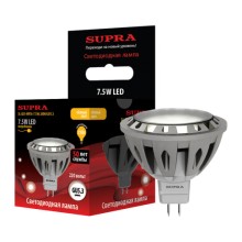 Светодиодная лампа Supra SL-LED-MR16-7.5W-3000-GU5.3 Светодиодная лампа Supra SL-LED-MR16-7.5W-3000-GU5.3