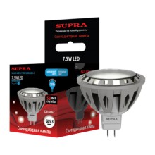 Светодиодная лампа Supra SL-LED-MR16-7.5W-4000-GU5.3 Светодиодная лампа Supra SL-LED-MR16-7.5W-4000-GU5.3