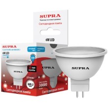 Светодиодная лампа Supra SL-LED-PR-MR16-6W/4000/GU5.3 Светодиодная лампа Supra SL-LED-PR-MR16-6W/4000/GU5.3