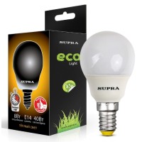 Энергосберегающая лампа Supra SL-M-GL-8-2700-E14