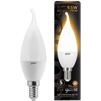 Светодиодная лампа Gauss Свеча на ветру 9.5W 890lm 3000K E14