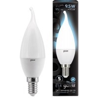 Светодиодная лампа Gauss Свеча на ветру 9.5W 950lm 4100K E14