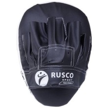 Лапы для бокса RUSCO изогнутые, искусственная кожа, 2 шт, черные (УТ-00018533)