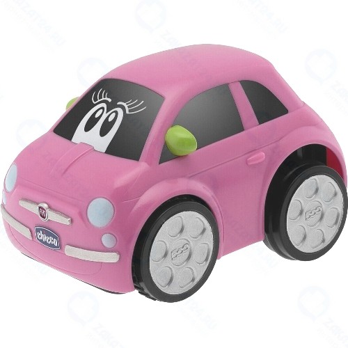 Машинка Chicco Turbo Touch Fiat 500, розовая (00007331100000)