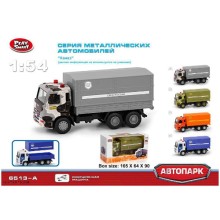Инерционная машинка Playsmart Автопарк: КамАЗ Омон России, 1:54 (Р49204)