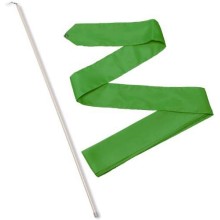 Лента гимнастическая с палочкой Indigo 50 см, 4 м, зеленая (СЕ4) Лента гимнастическая с палочкой Indigo 50 см, 4 м, зеленая (СЕ4)