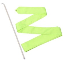 Лента гимнастическая с палочкой Indigo 50 см, 4 м, лимонная (СЕ4) Лента гимнастическая с палочкой Indigo 50 см, 4 м, лимонная (СЕ4)