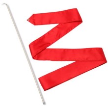 Лента гимнастическая с палочкой Indigo 50 см, 4 м, красная (СЕ4) Лента гимнастическая с палочкой Indigo 50 см, 4 м, красная (СЕ4)