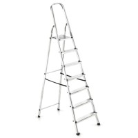 Стремянка Perilla 7 ступеней, 151 см, алюминий (111107)