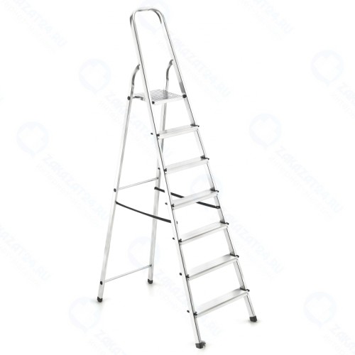 Стремянка Perilla 7 ступеней, 151 см, алюминий (111107)