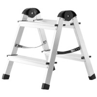 Стремянка Perilla 2 ступени, алюминий, двусторонняя (111402)