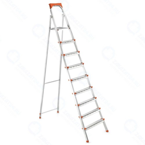 Стремянка Perilla 9 ступеней, 195 см (122109)
