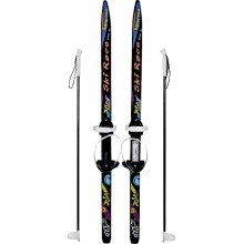 Лыжи детские ЦИКЛ Ski Race с палками, 140 см/105 см (20635)