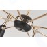 Люстра потолочная DELIGHT-COLLECTION 9099P-6 Black/Gold Duke