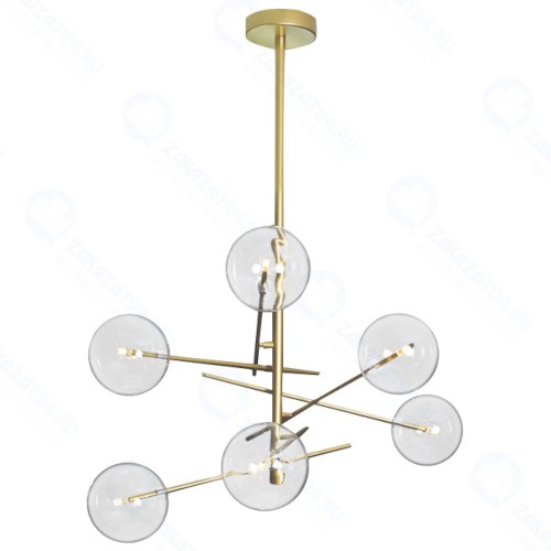 Люстра потолочная DELIGHT-COLLECTION 9307P-6A Gold Globe Mobile