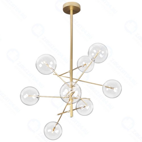 Люстра потолочная DELIGHT-COLLECTION 9307P-8 Gold Globe Mobile