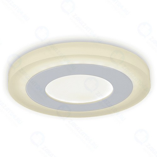 Светодиодный встраиваемый светильник Gauss Backlight BL114, круглый, 3+3W, 3000K, 350lm,105х31mm