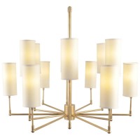 Люстра потолочная GRAMERCY Clarence Chandelier CH074-12-BRS