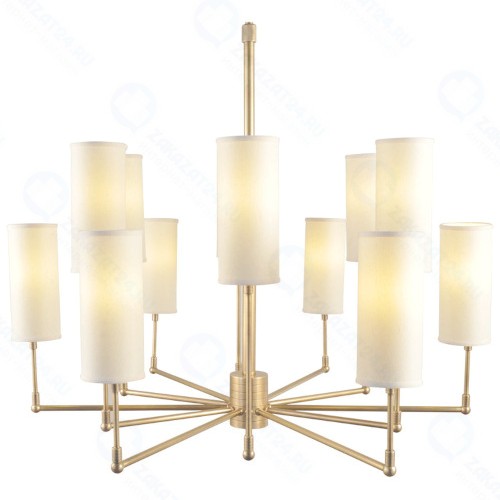 Люстра потолочная GRAMERCY Clarence Chandelier CH074-12-BRS