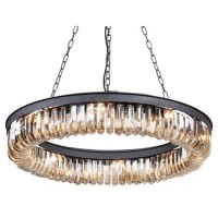 Светильник потолочный DELIGHT-COLLECTION Crystal KR0295P-8 Black