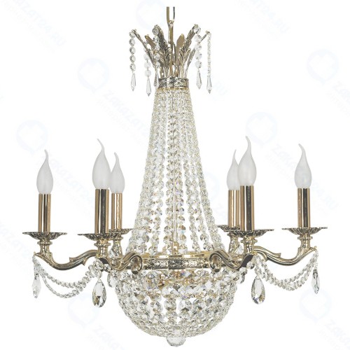 Люстра потолочная ARTI-LAMPADARI E 1.6.6.502 GB Amelia