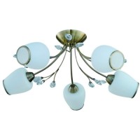 Люстра потолочная Idlamp Elda 834/5PF-Oldbronze