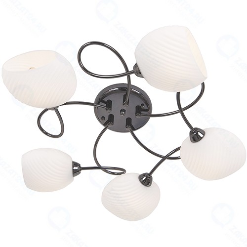 Люстра потолочная Idlamp Elda 853/5PF-Blackchrome