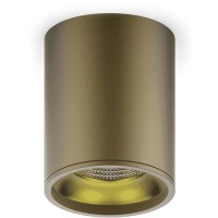 Накладной светодиодный светильник Gauss HD001 12W 3000K 79x100mm, 900lm, кофе/золотистый