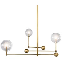 Люстра потолочная DELIGHT-COLLECTION KG0835P-3 Brass Globe Mobile