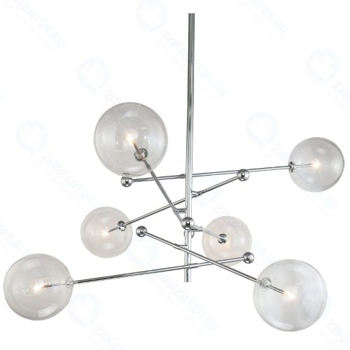 Люстра потолочная DELIGHT-COLLECTION KG0835P-6 Chrome Globe Mobile