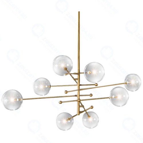 Люстра потолочная DELIGHT-COLLECTION KG0835P-8 Brass Globe Mobile