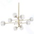 Люстра потолочная DELIGHT-COLLECTION KG0835P-8 Brass Globe Mobile