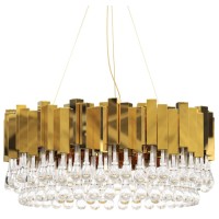 Люстра потолочная DELIGHT-COLLECTION KM0988P-16 Gold Trump