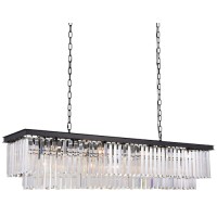 Люстра потолочная DELIGHT-COLLECTION KR0387P-12C/P Black/Clear Odeon