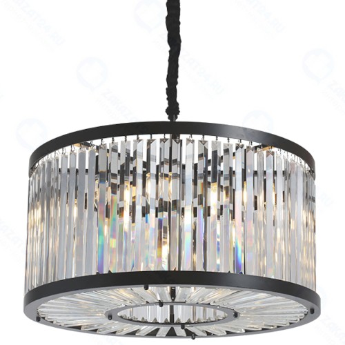 Люстра потолочная DELIGHT-COLLECTION KR0388P-5/P Black/Clear Welles