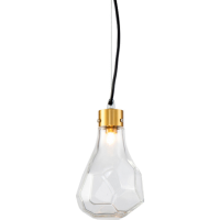 Светильник потолочный DELIGHT-COLLECTION KR1197P-1 Brass/Clear