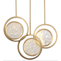 Светильник потолочный DELIGHT-COLLECTION MD8700-3A Antique Brass Moon Light