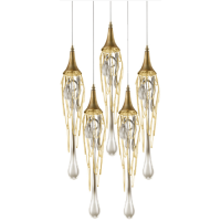 Светильник потолочный DELIGHT-COLLECTION P68009L-5/R Gl Goddess Tears