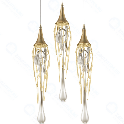 Светильник потолочный DELIGHT-COLLECTION P68009M-3/R Cm Goddess Tears