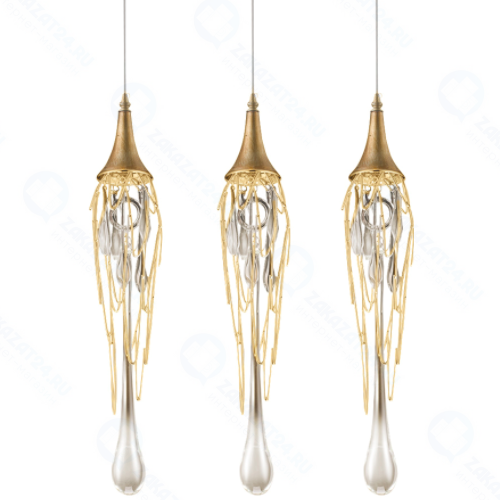 Светильник потолочный DELIGHT-COLLECTION P68009M-3/R Gl Goddess Tears