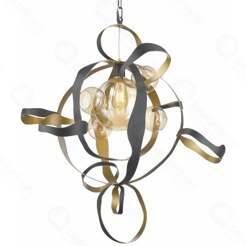 Светильник потолочный DELIGHT-COLLECTION P68057L Black/Gold