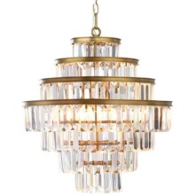 Люстра потолочная MAK-INTERIOR WTL2112-500BR-CL Alaine Люстра потолочная MAK-INTERIOR WTL2112-500BR-CL Alaine