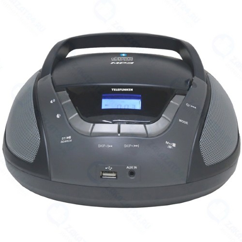 Магнитола Telefunken TF-CSRP3500B Black/Gray