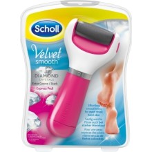 Электрическая роликовая пилка для ног Scholl Velvet Smooth Diamond Crystal Pink