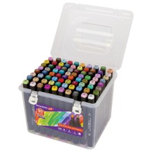 Маркеры для скетчинга Brauberg Art Debut, двусторонние, 80 шт (152132)