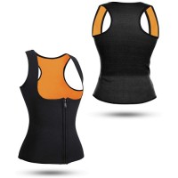 Фитнес-корсет для похудения CLEVERCARE женский, XL, черный/оранжевый (PC-05XLO)