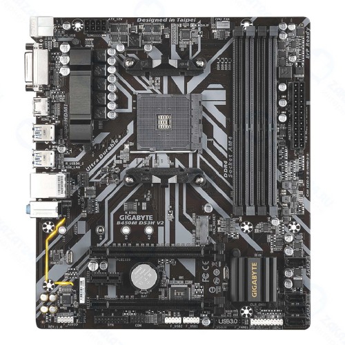 Материнская плата GIGABYTE B450M DS3H V2