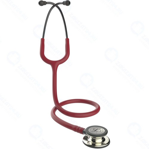 Стетоскоп 3M Littmann Classic III, бургунди/шампань/черный (5864)