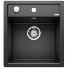 Мойка кухонная Blanco Dalago 45-F Silgranit, черная (525870) Мойка кухонная Blanco Dalago 45-F Silgranit, черная (525870)