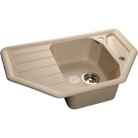 Мойка кухонная Granfest Corner C-800E, бежевая